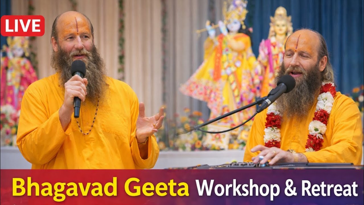Bhagavad Geeta Workshop & Retreat LIVE | Swami Nikhilanand | Yugal Kunj Canada