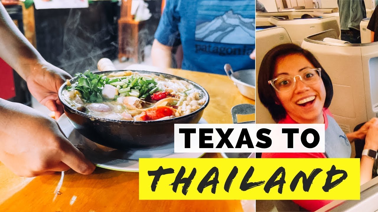 Traveling from Texas to Thailand / Cathay Pacific Business Class Flight & Lounges