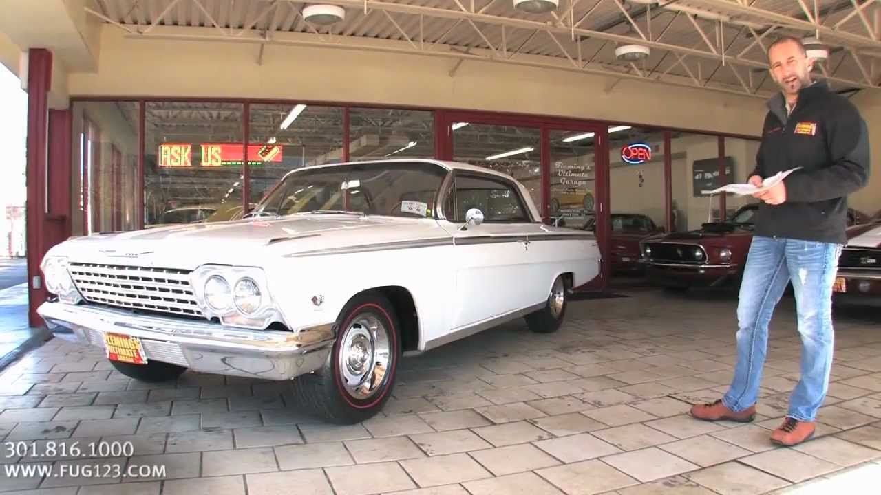 409hp 1962 Chevrolet Impala SS 409 for sale with test drive, driving sounds, and walk through video