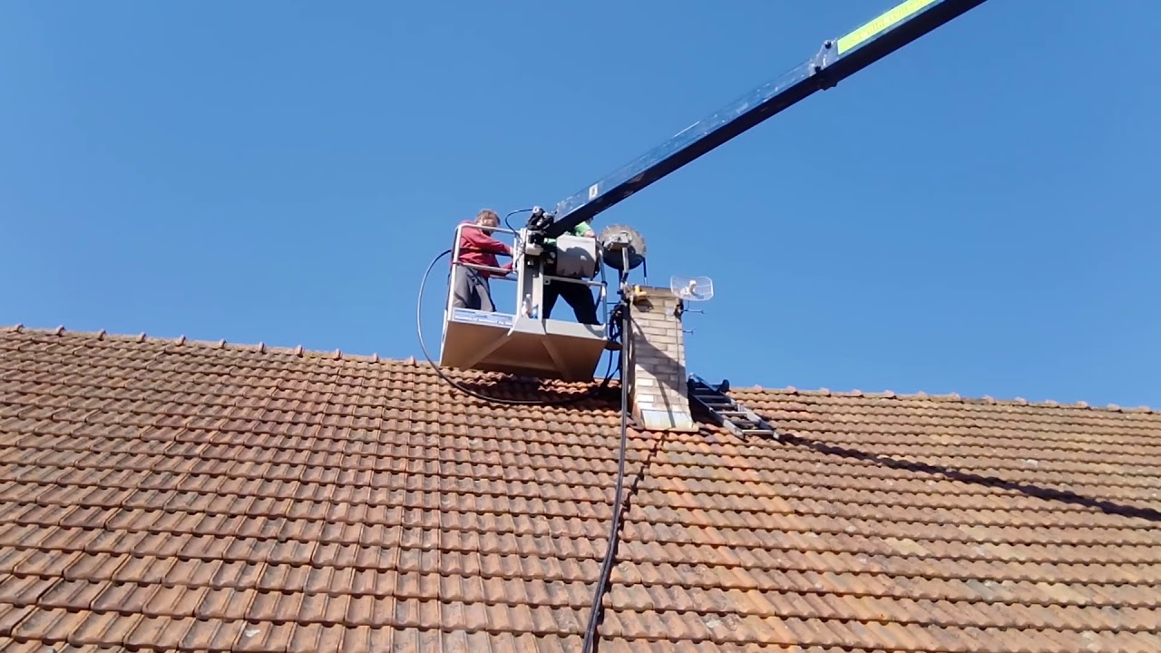 Frézování a vložkování komínů