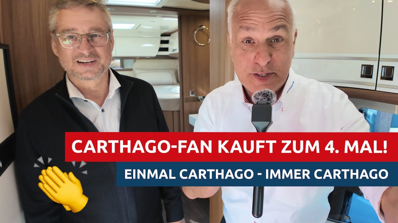 🚐 Einmal Carthago – immer Carthago: Warum er zum 4. Mal kauft | S-Plus I 64 Wohnmobil-Auslieferung 💬