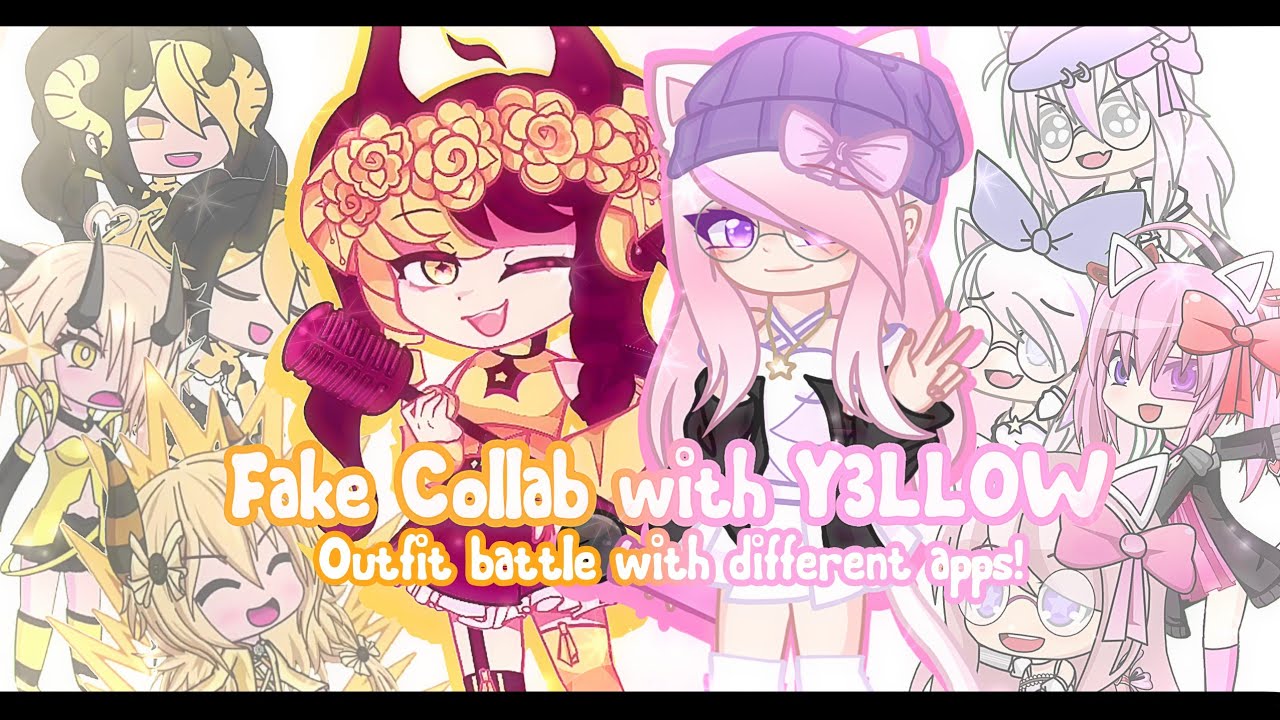 Outfit battle with @y3llowx! | FAKE COLLAB | FNF| Via_Chan24