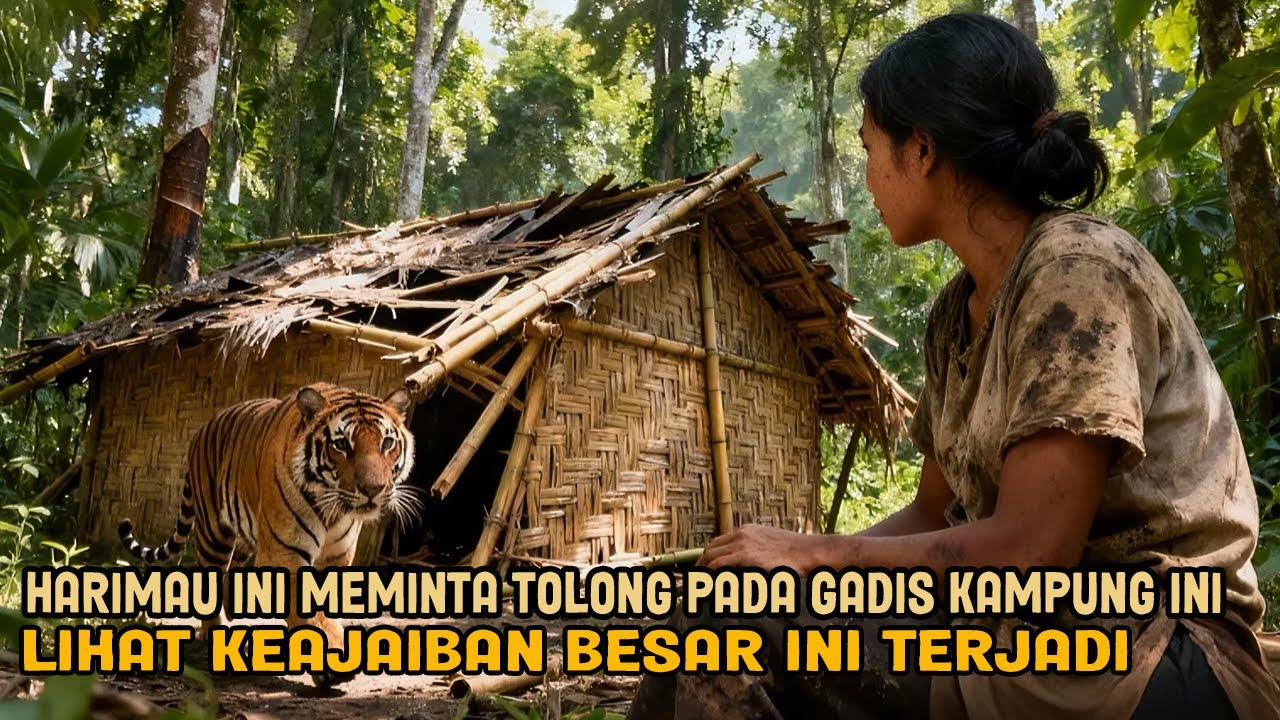 VIRAL! HARIMAU INI MEMINTA TOLONG PADA GADIS KAMPUNG INI LIHAT KEAJAIBAN BESAR INI TERJADI