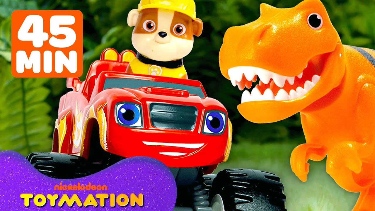 Best Dinosaur Toy Adventures! 🦖 w/ PAW Patrol, Blaze, Loud House & More | Toymation
