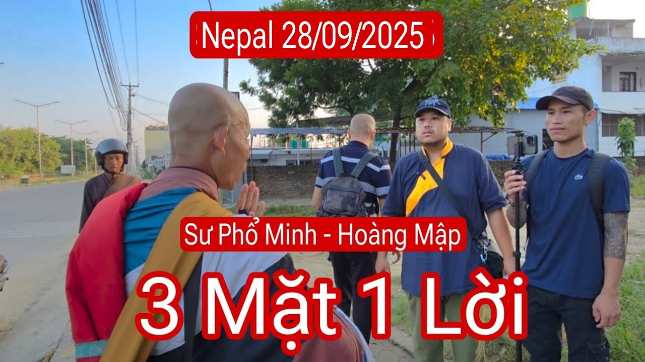 Căng thẳng 3 mặt 1 lời giữa sư Phổ Minh và Hoàng Mập 28/9/25 | Sư Minh Tuệ từ bi