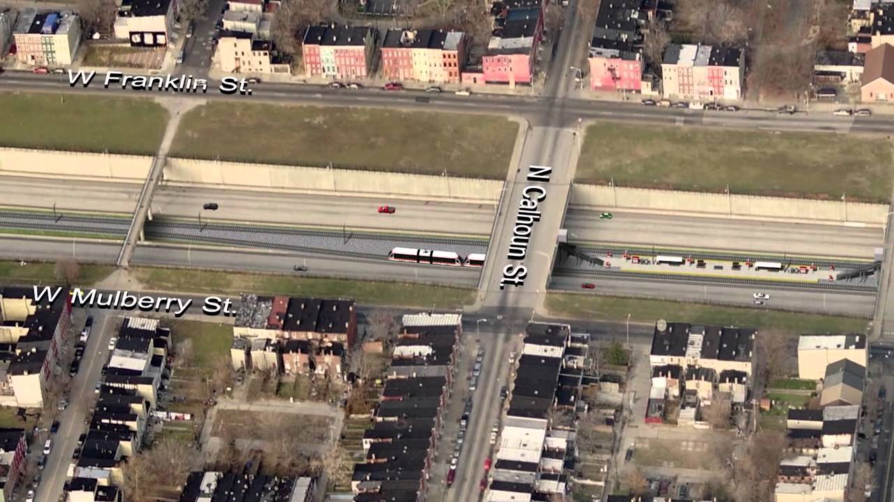Baltimore Red Line End-to-End Alignment Simulation