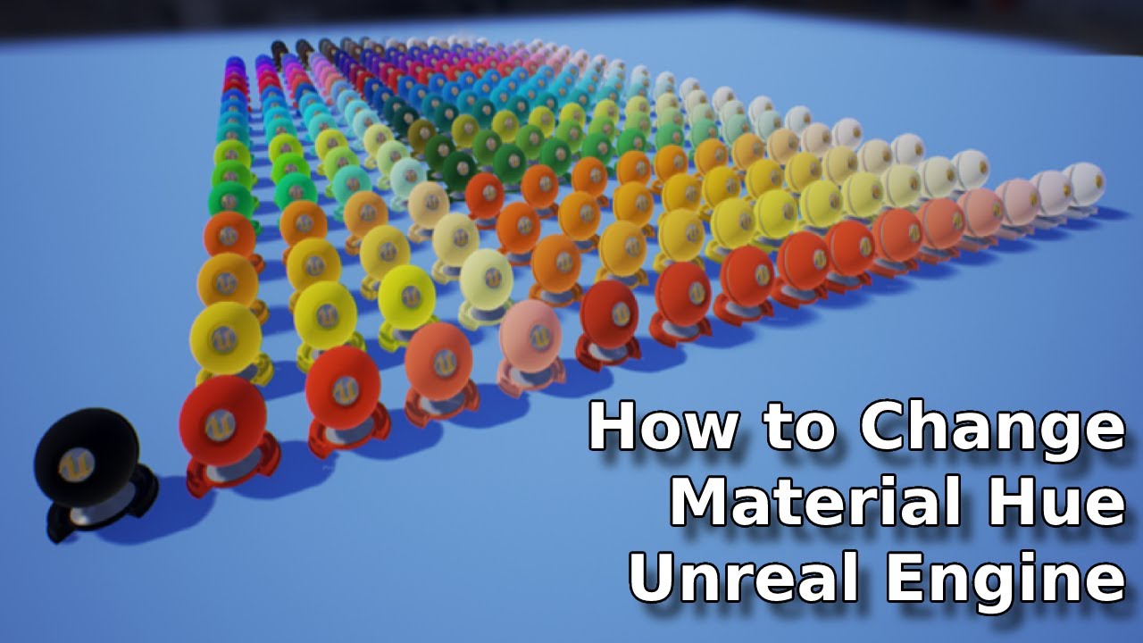 How to Change Material Hue in Unreal Engine - UE Beginner Tutorial