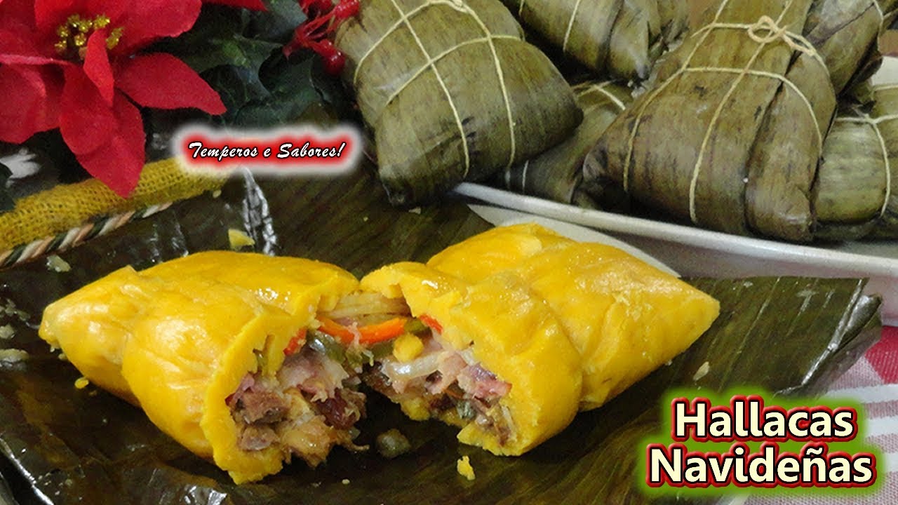 HALLACAS NAVIDEÑAS venezolanas, deliciosas, receta completa #TemperoseSabores #RecetasNavideñas