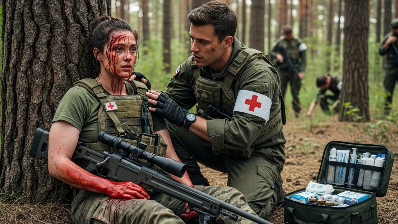 Shot In The Arm But Still Silent — SEALs Froze When The Medic Asked The Female Sniper’s Codename
