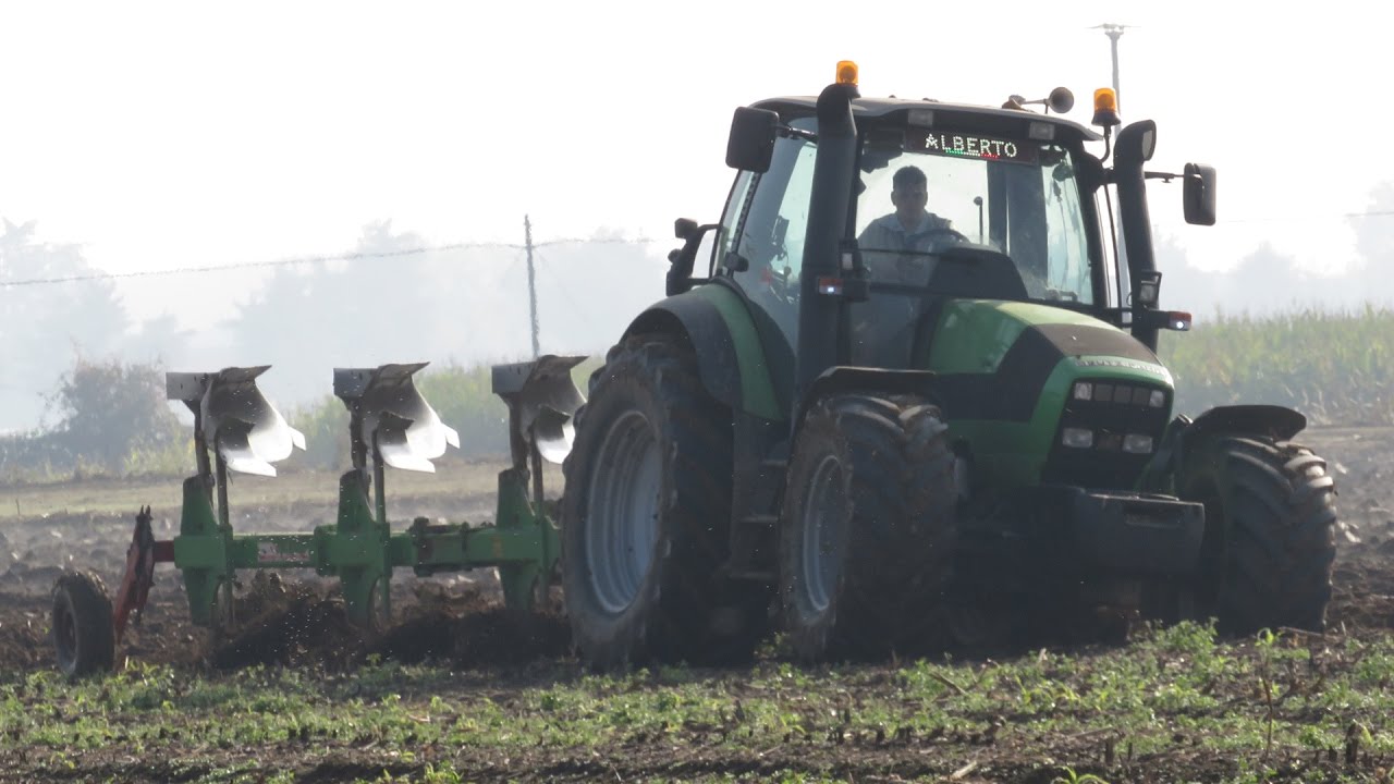 Deutz-Fahr m640+Quadrivomere Vittone | Plowing| GoPro
