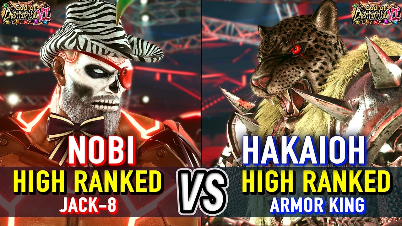 T8 🔥 NOBI (Jack-8) vs HAKAIOH (Armor King) 🔥 Tekken 8 High Level Gameplay