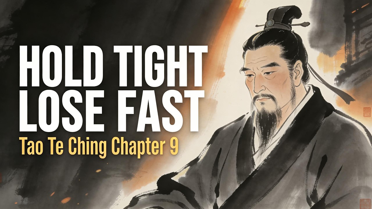 The Harder You Hold On, The Faster It Slips Away | Tao Te Ching Chapter 9