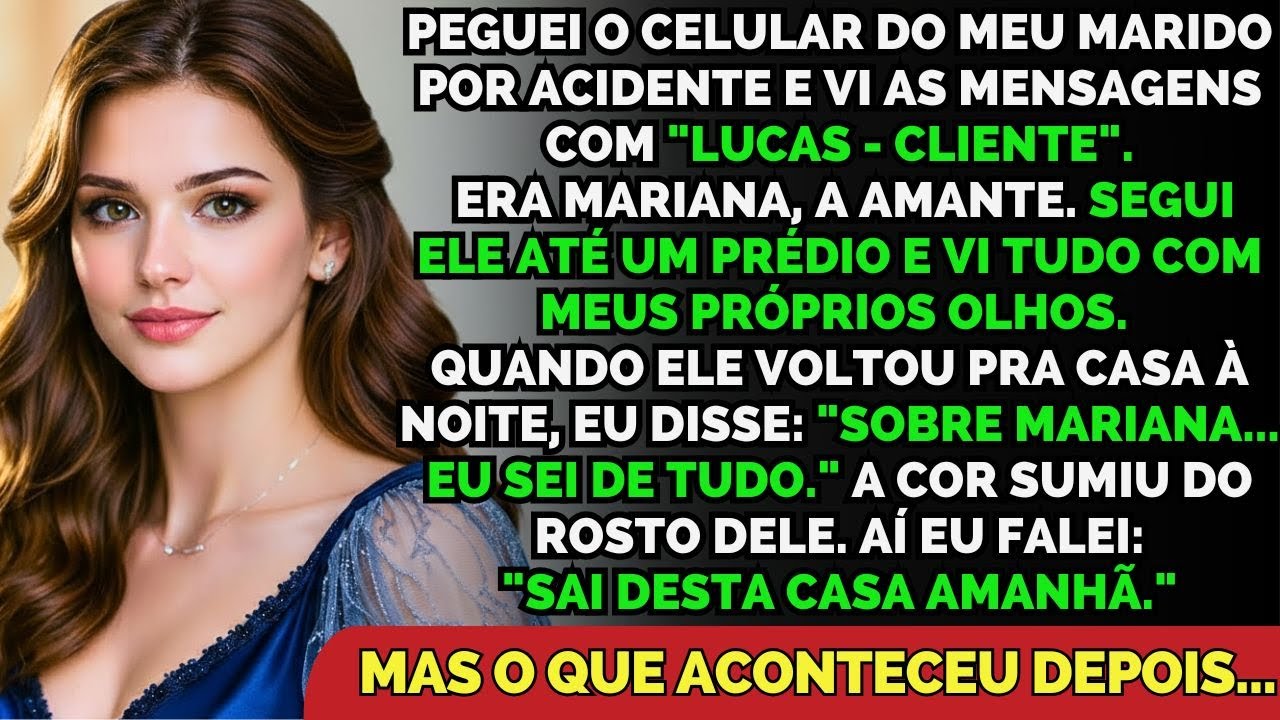 Vi A Mensagem No Celular Dele. Segui Ele Até O Prédio... E Ele Me Beijou. 