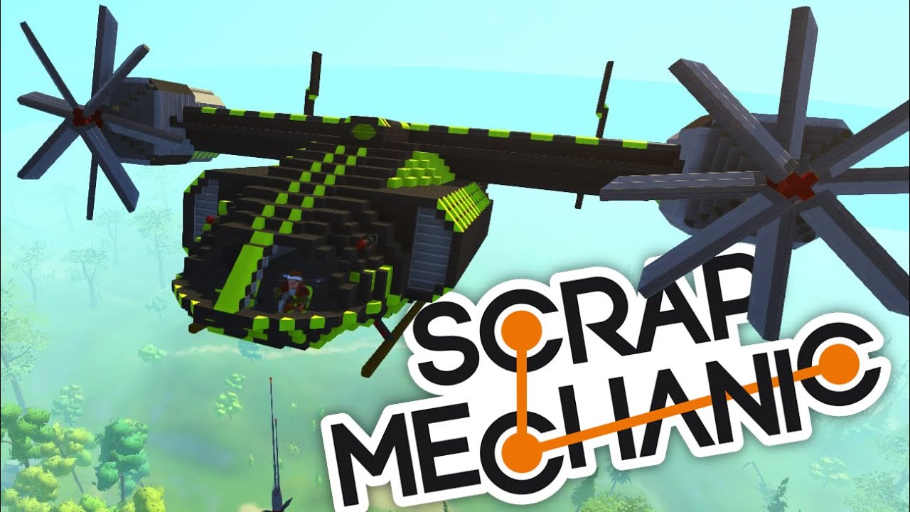 THE TILT-HELICOPTER! | Scrap Mechanic #26