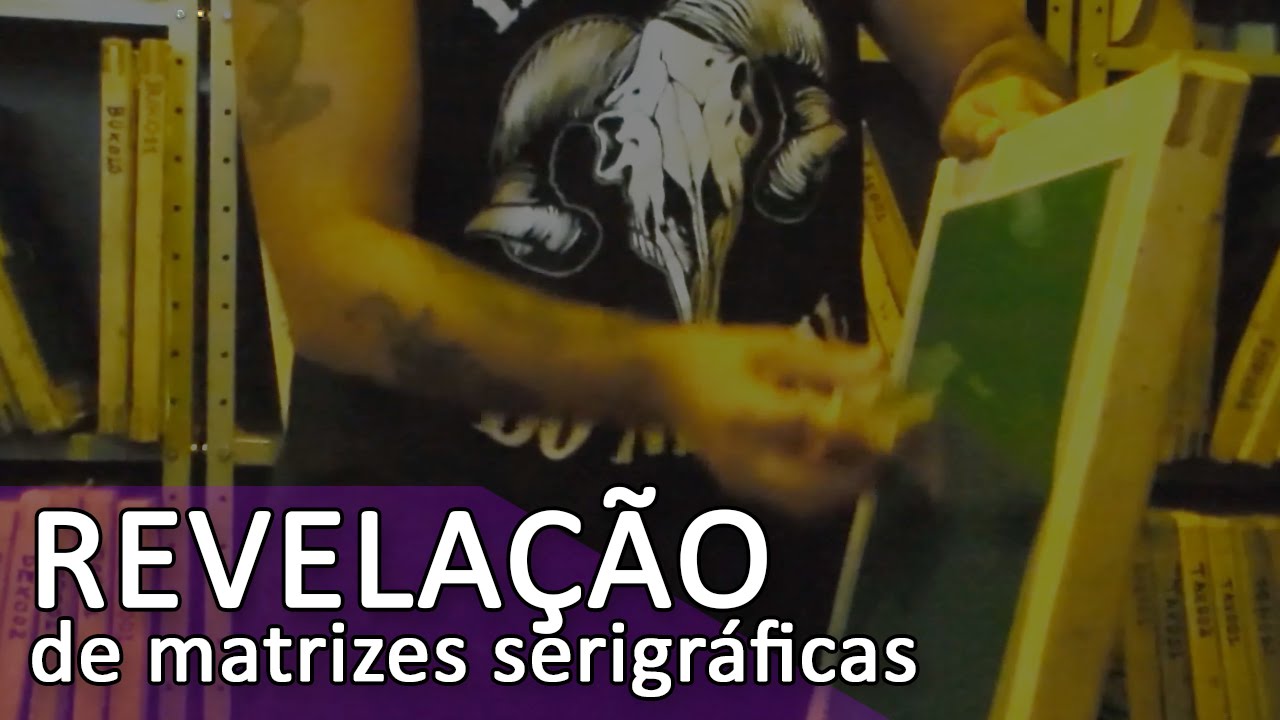 Como revelar telas de serigrafia (COMPLETO)