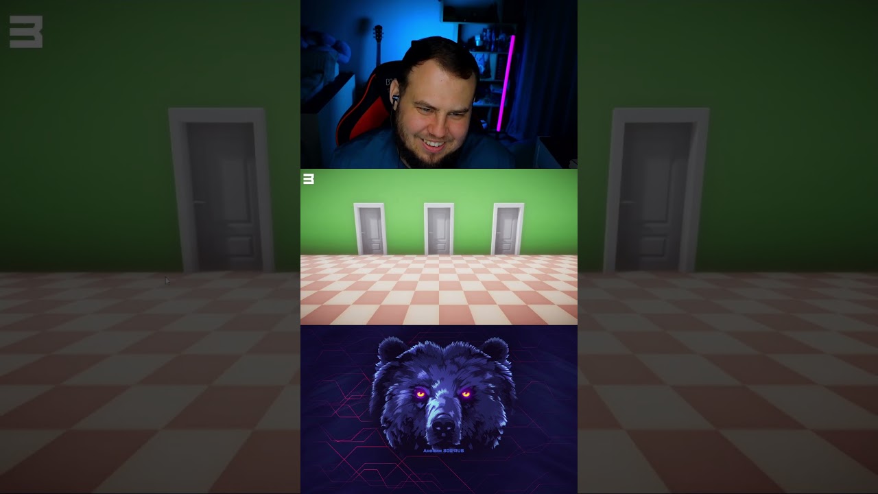 Теория дверей #threedoors #krapivko #крапивко #индиигры