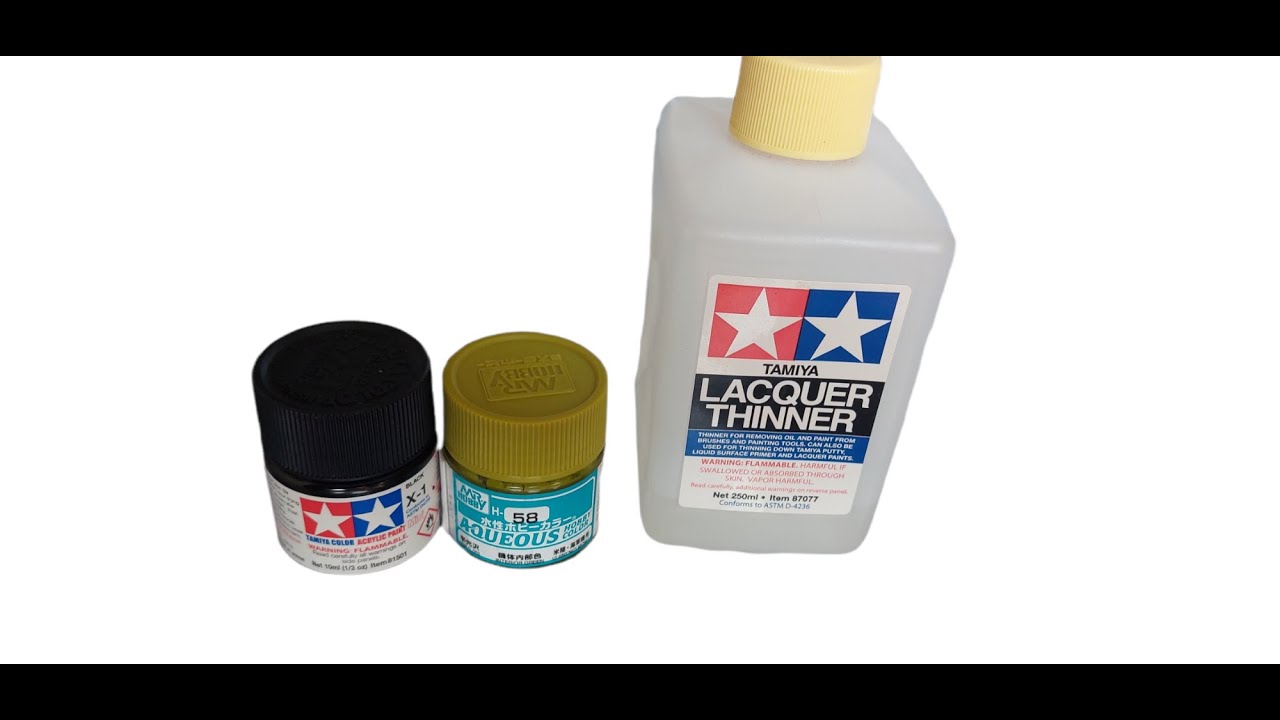 Diluire colori gunze mr hobby e tamiya acrilici, Fengda BD 180