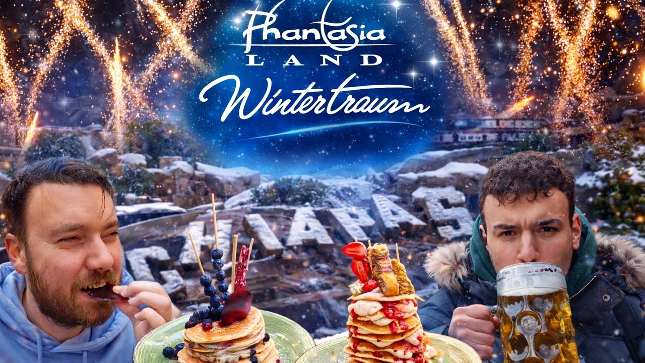 PHANTASIALAND WINTERTRAUM VLOG - KOU + DRUKTE! | GEEN ZITRONE EIS MEER?! | WIE KRIJGT DE PANCAKE OP?