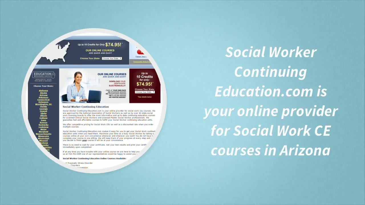 Social Work Continuing Education in Arizona | 718-608-6000