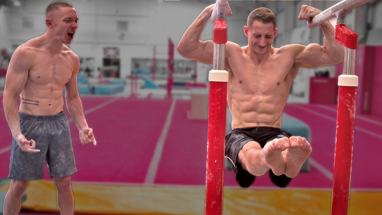 'Gymnastics Muscle Up' World Record {SUPER STRENGTH!}