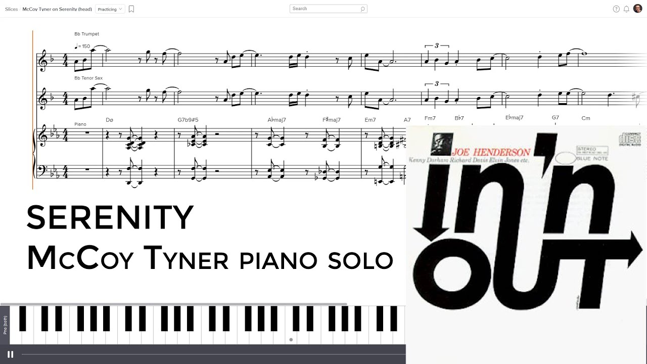 Serenity - McCoy Tyner Head & Solo Transcription