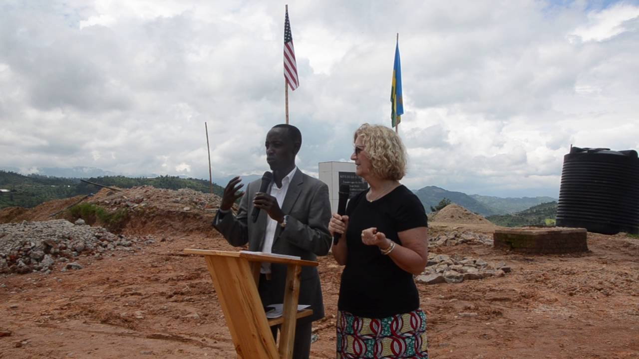 Pam Fogg dedication speech with translations by John Gasangwa