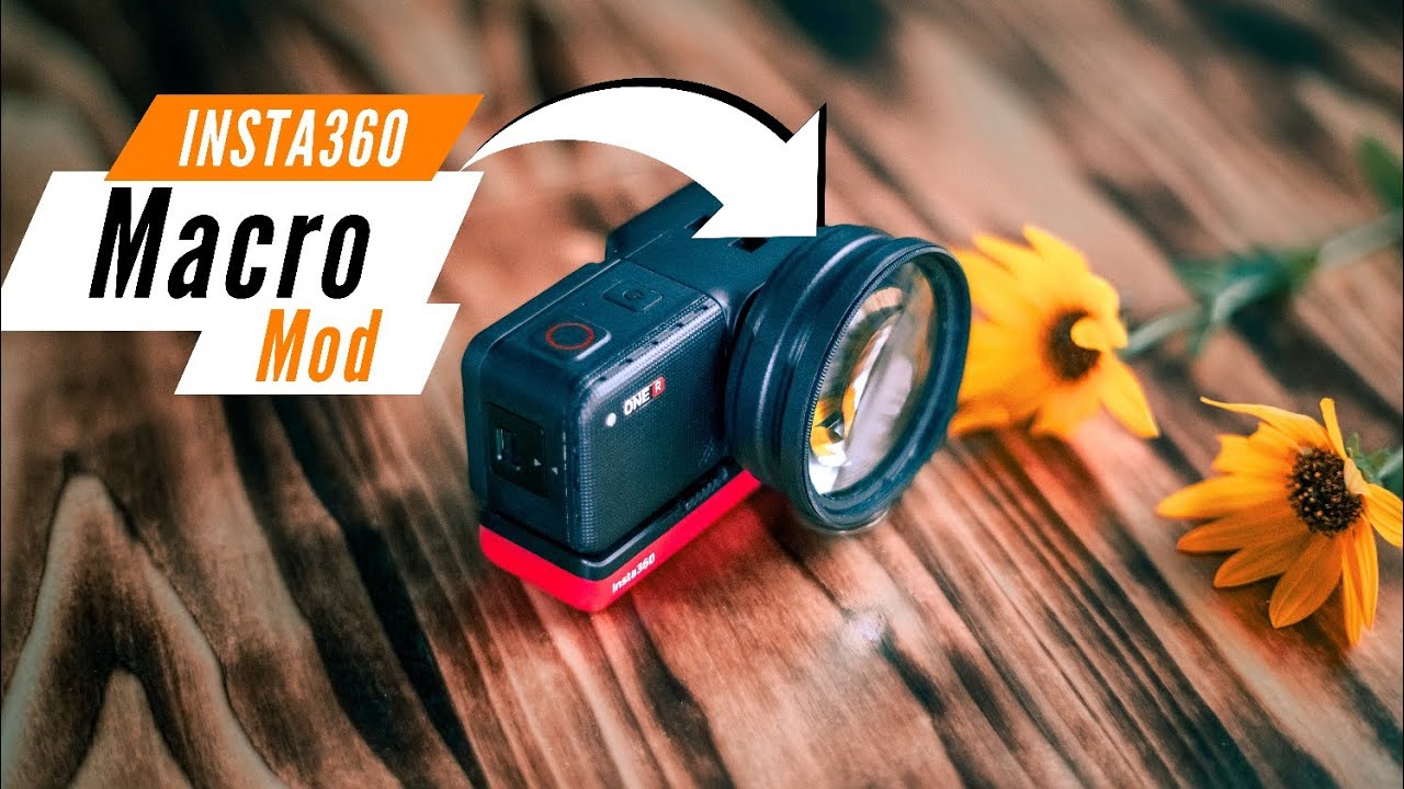 DIY MACRO LENS for Insta360 One R 1-inch Sensor