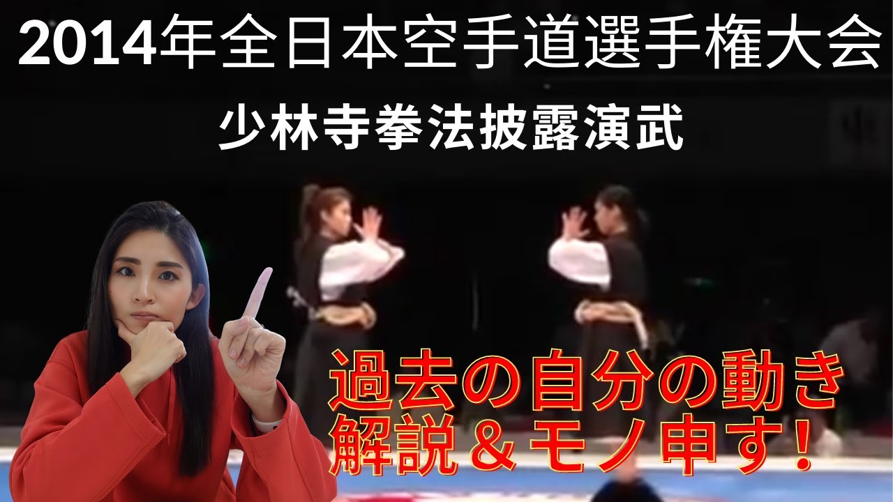 【披露演武/EN subtitle】2014年全日本空手道選手権大会での少林寺拳法披露演武／7年前の自分の動きにモノ申す＆解説　Shorinjikempo demonstration