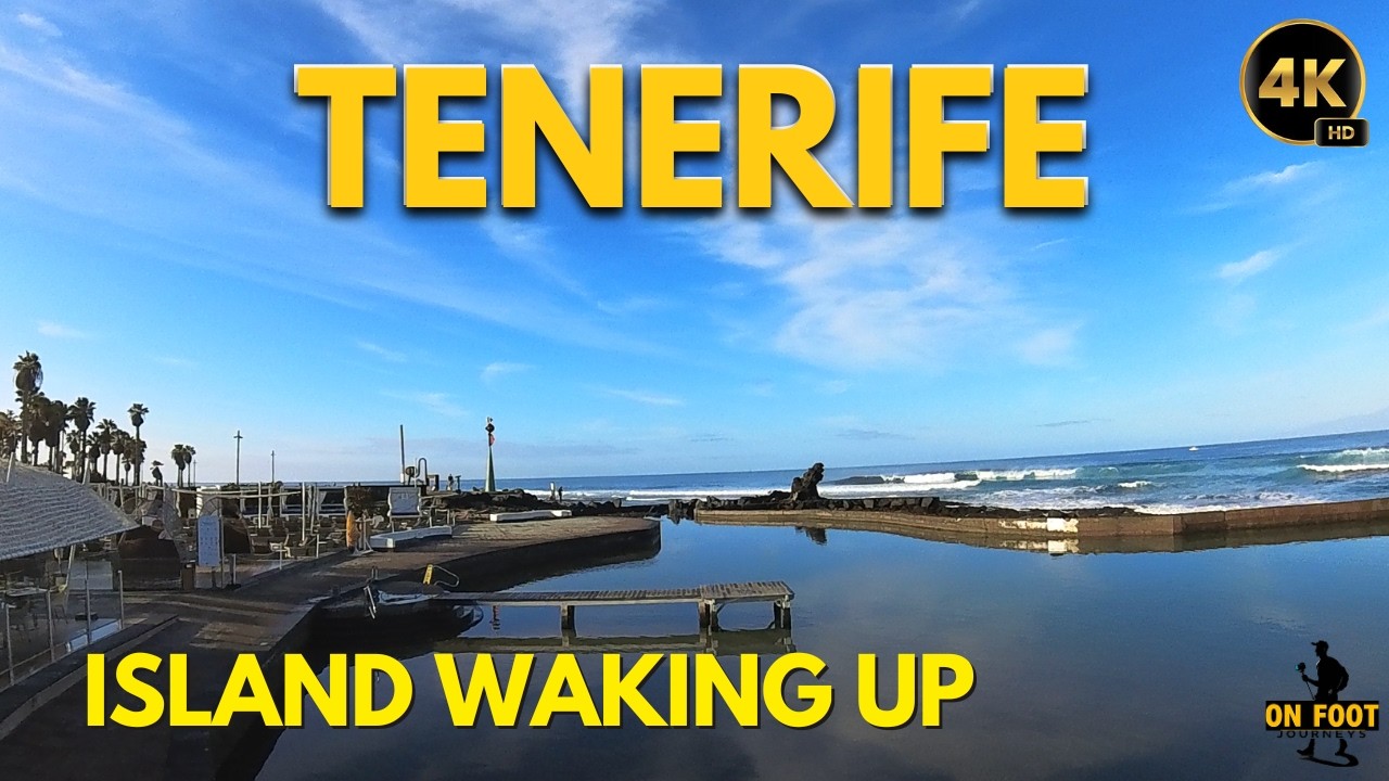 Tenerife - February 9, Las Américas Before the Bustle Begins | Quiet Streets & First Sunshine 4KWalk