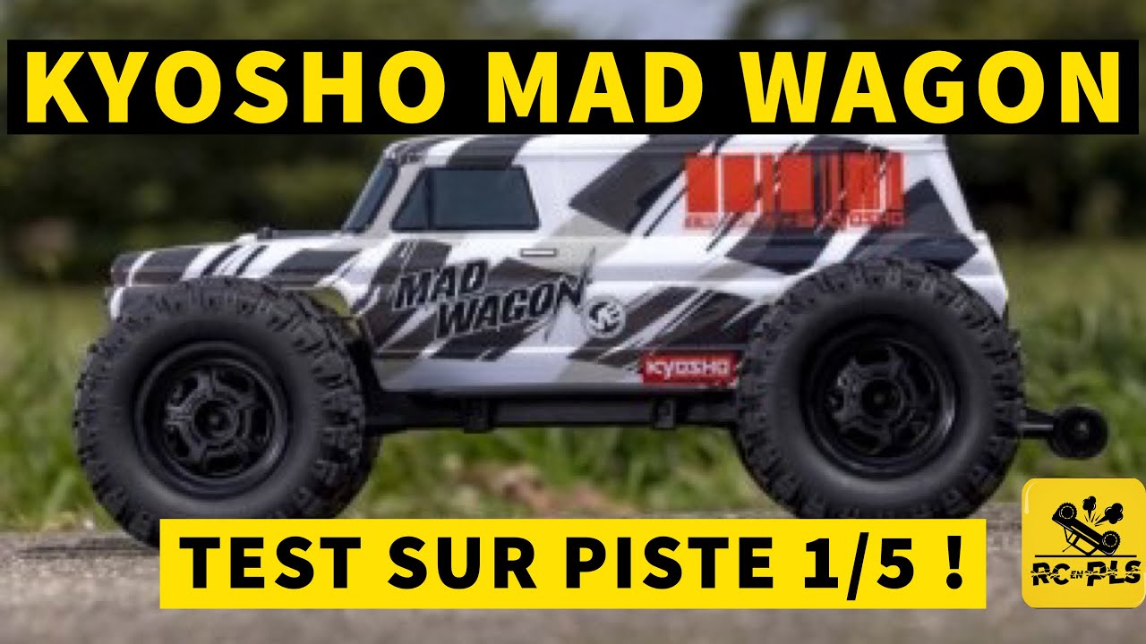 TEST - KYOSHO MAD WAGON sur piste TT 1/5 (Rasso RCMAG au Bois de Rose Avril 2023)