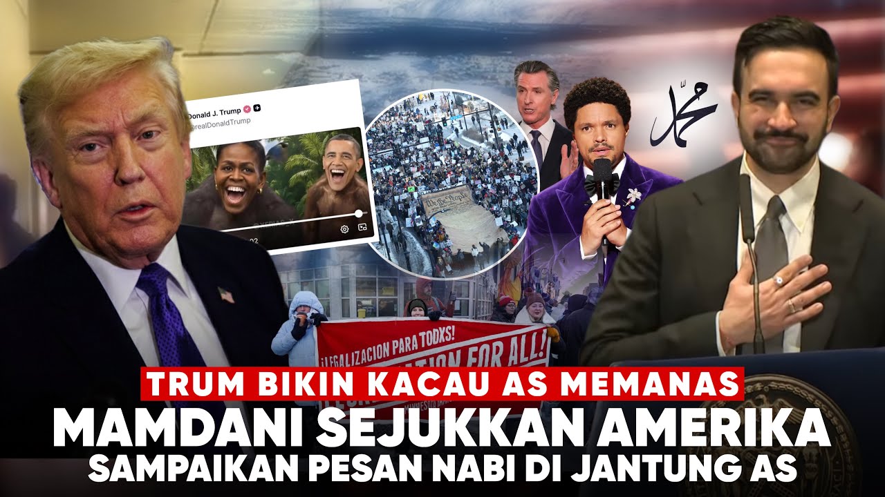 Trump di Ambang Kegilaan “Wali Kota Mamdani Kutip Nabi Muhammad di Depan Warga New York” AS Berubah