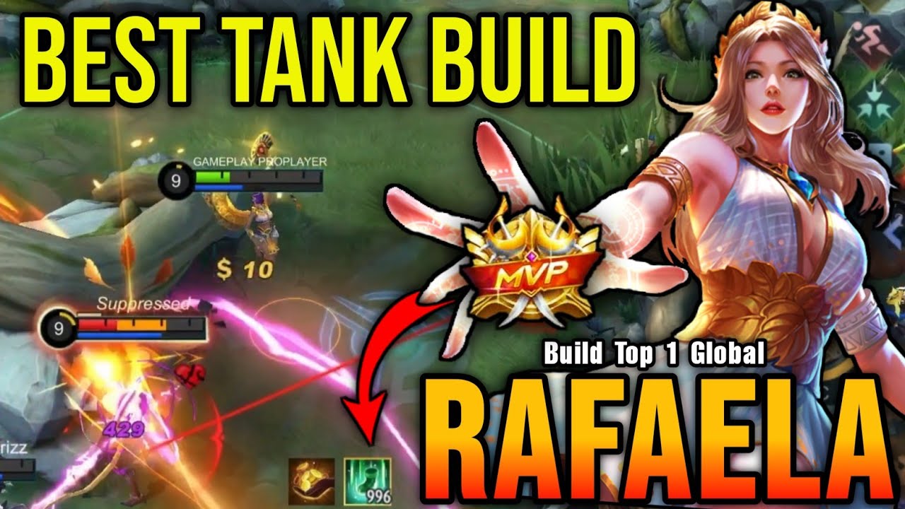 Rafaela Best Tank Build (AUTO MVP) - Build Top 1 Global Rafaela ~ MLBB