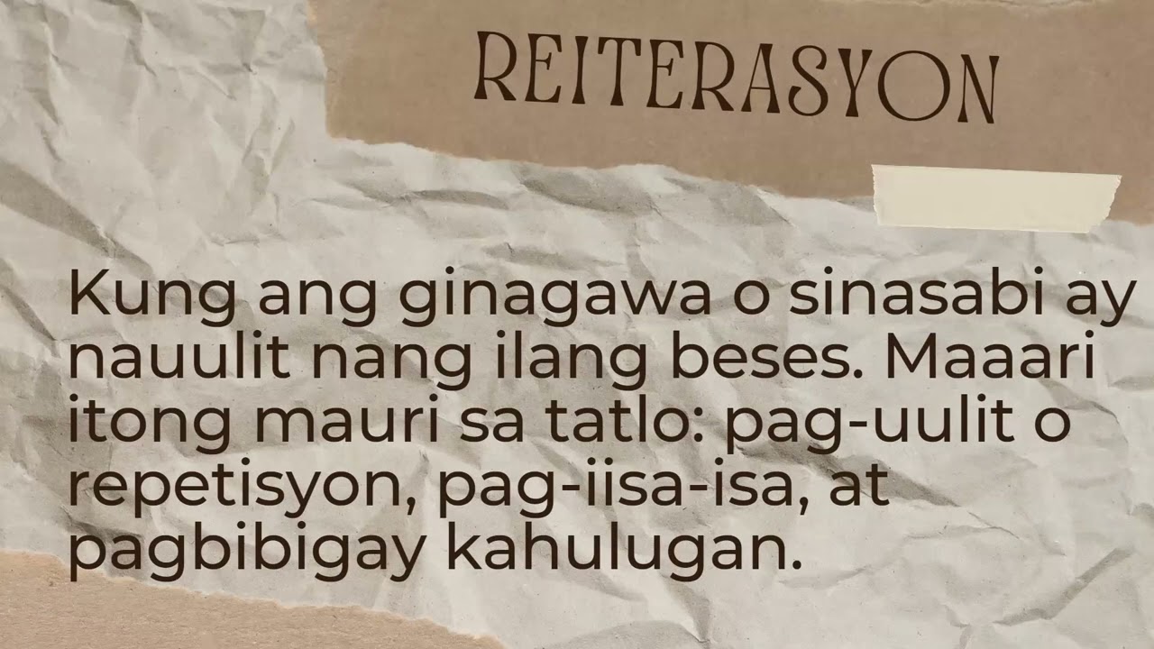 Tekstong Deskriptibo