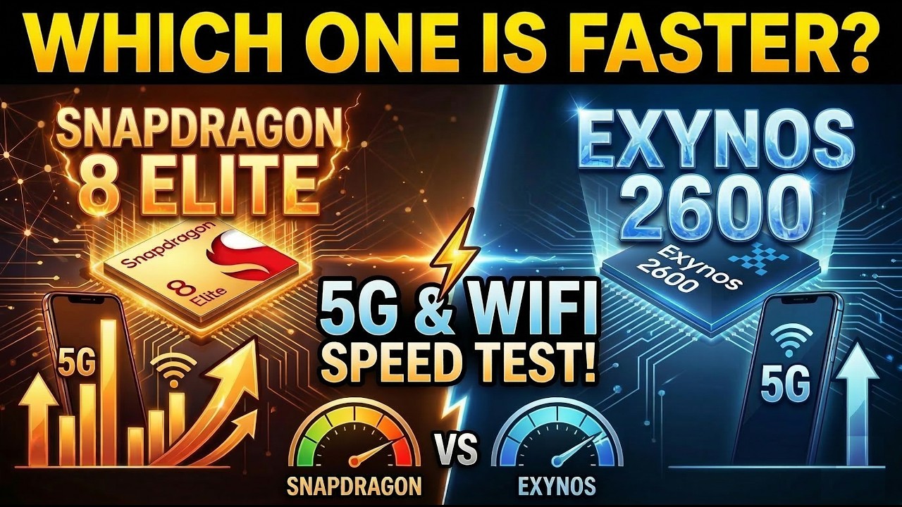 Exynos 2600 против Snapdragon 8 Elite &mdash; тест 4G/5G/WiFi/Eth