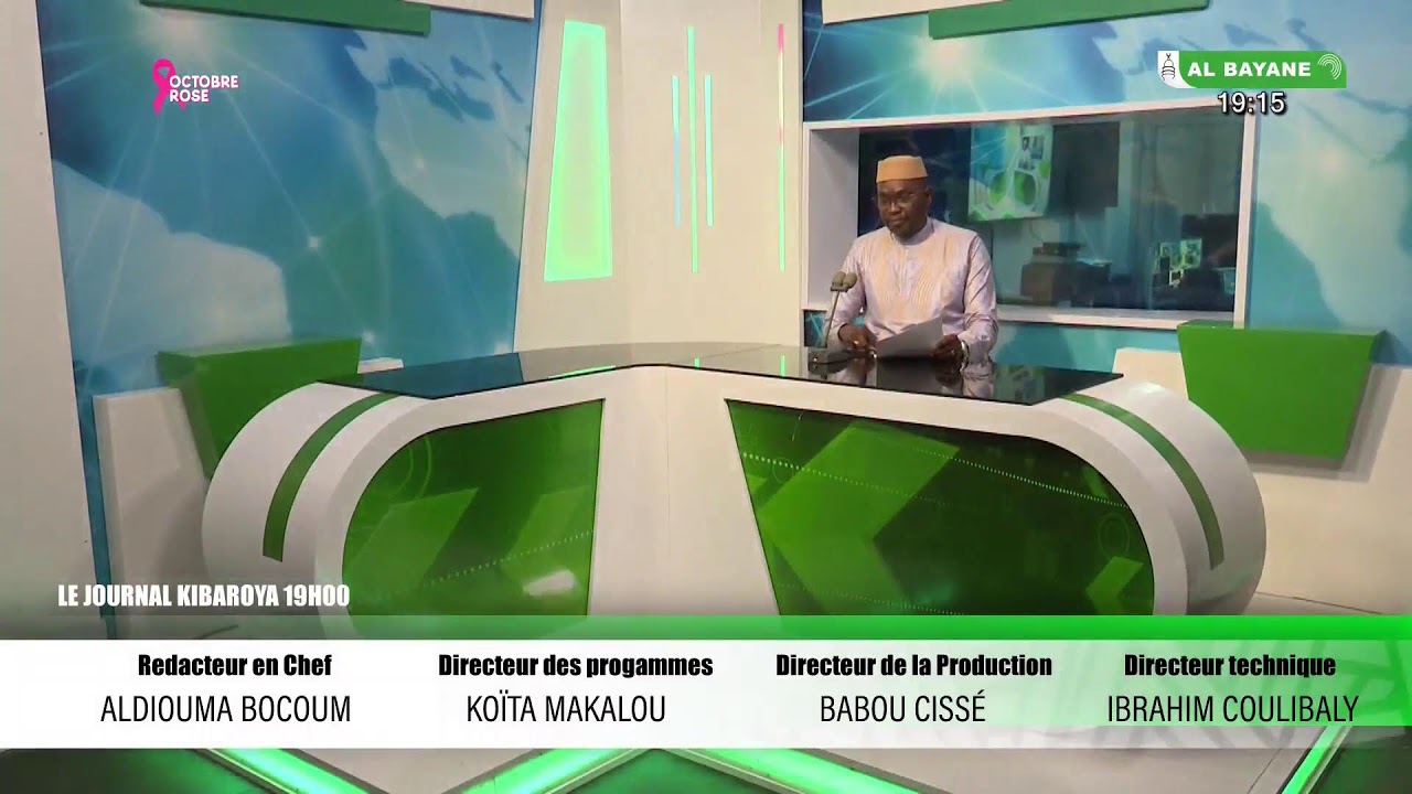 JT kibaroya du jeudi 23-10-2025 pr&eacute;sent&eacute; par Aldiouma Bocoum Alfirdaws