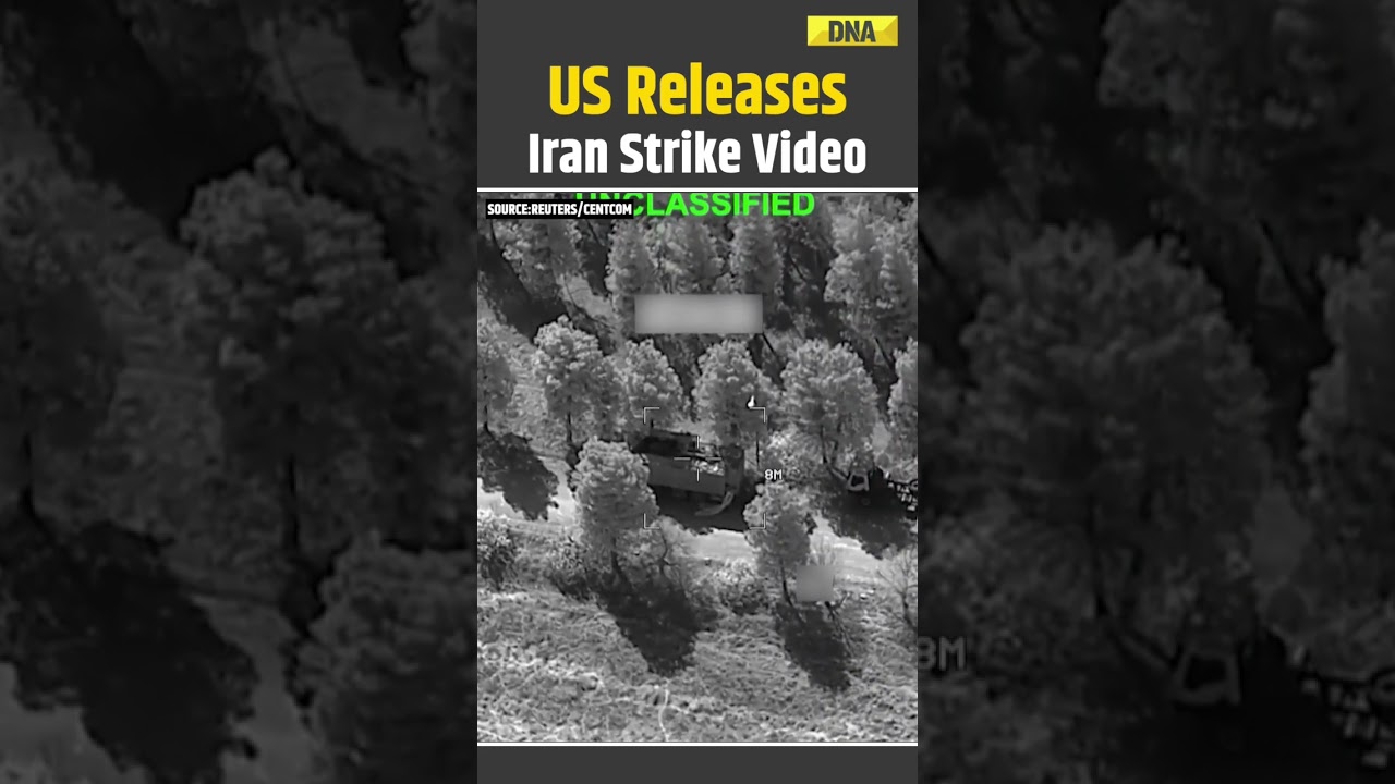 Iran Israel War: US Releases Video Of Strikes On Iranian Targets | Israel Iran War | US Iran War