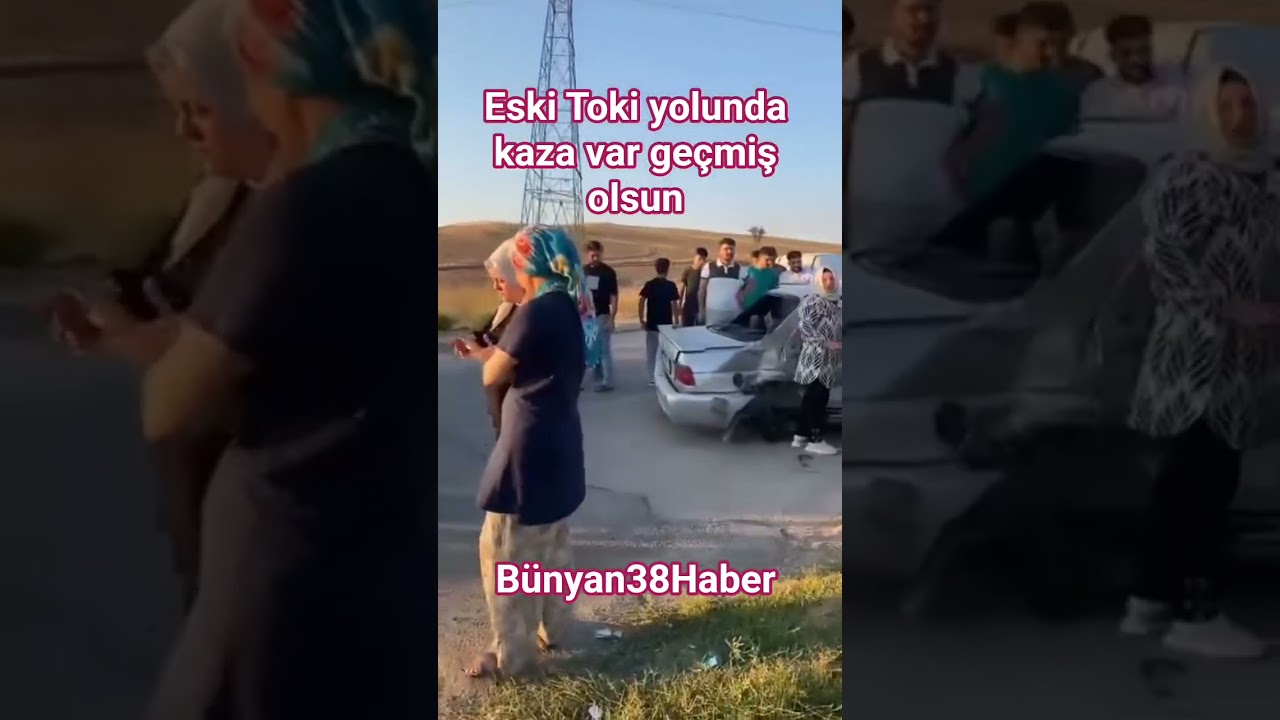 Eski Toki yolunda kaza var ge&ccedil;miş olsun #kayseri #haber #bunyan