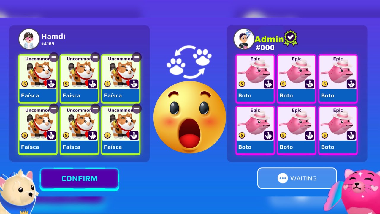 PKXD pet trading challenge تحدي تبادل الحيوانات 🤯⭐️💗 #pkxdpet #trading #pkxdnewupdate #challenge