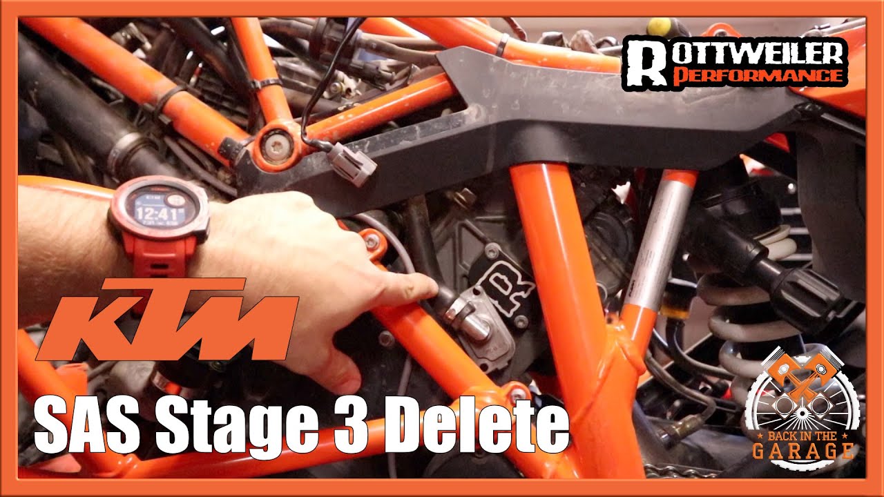 KTM 1090 1190 1290 Rottweiler SAS Stage 3 Delete | Back in the Garage