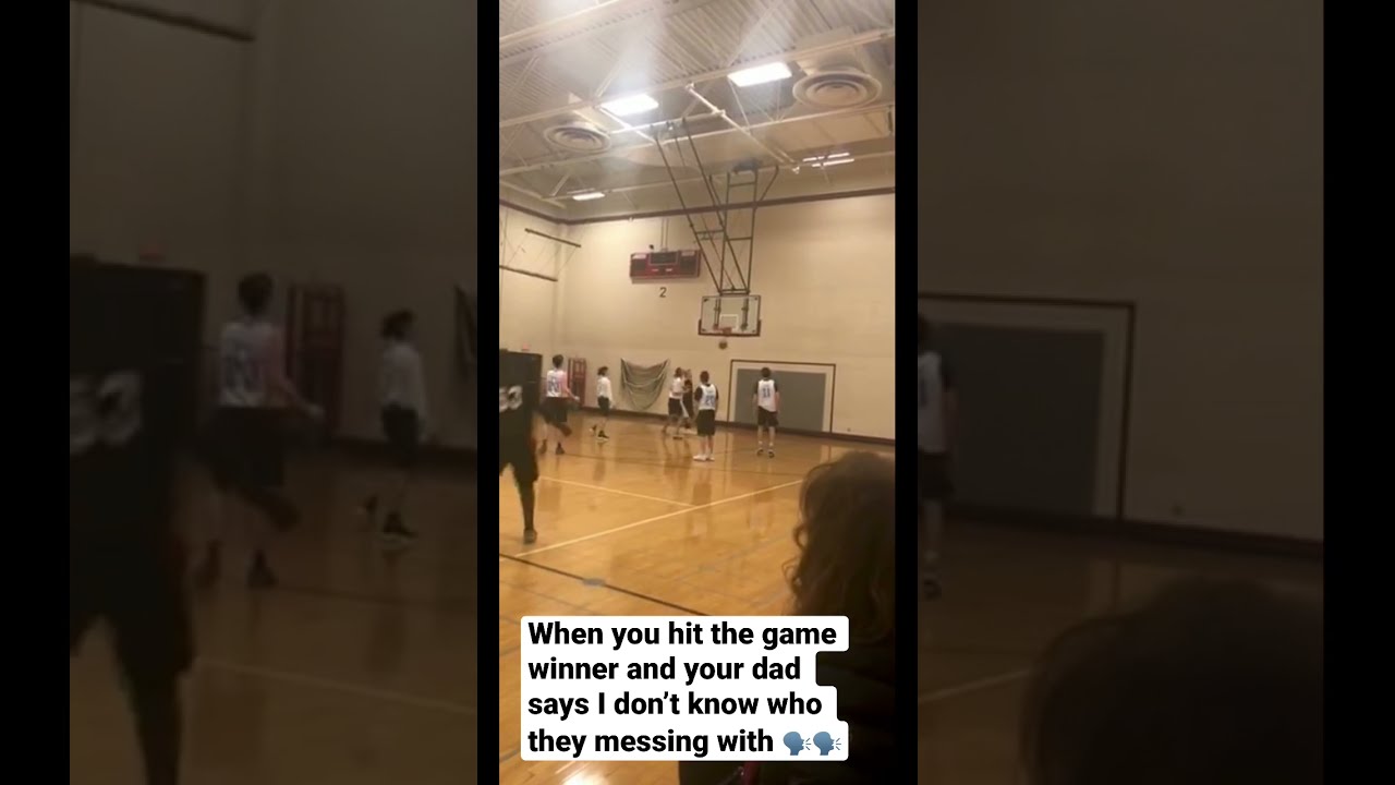 Dad reaction to sons deep range shot crowd goes crazy