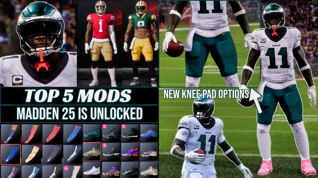 Madden 25: разблокированные аксессуары, новые модели тел, татуировки на выбор и многое другое!