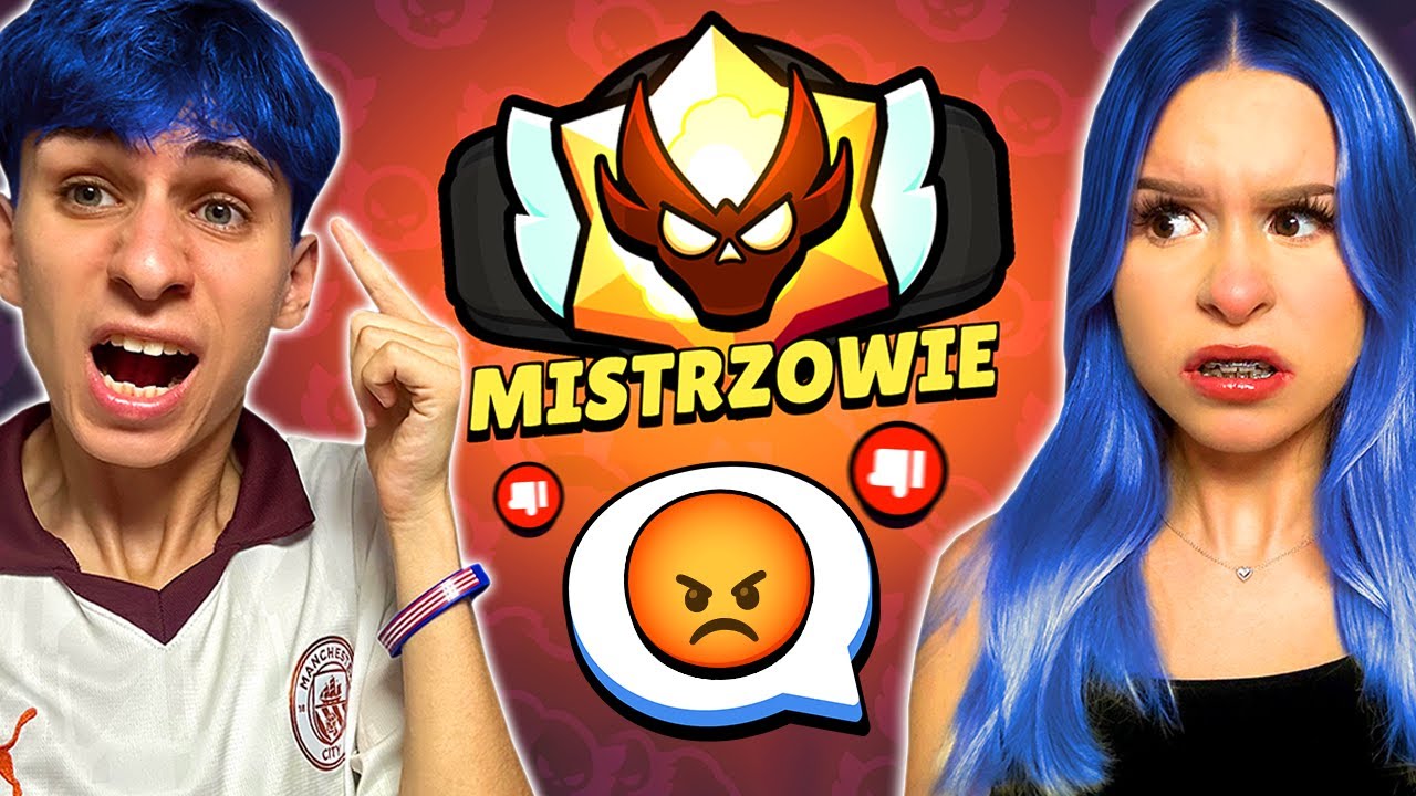 JAK NIE WBIJE MASTERA w BRAWL STARS to FARBUJEMY WŁOSY NA NIEBIESKO...🥴