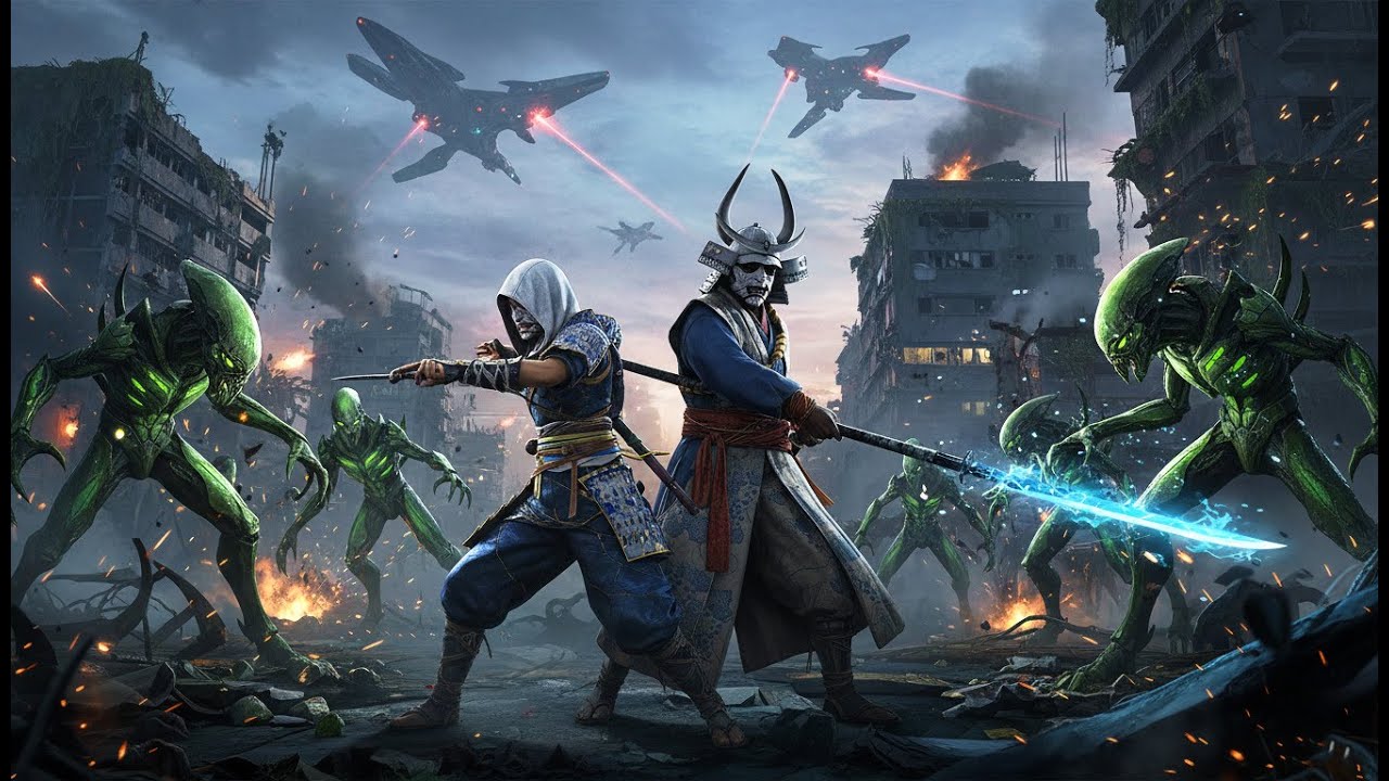 Naoe & Yasuke at Tsuchibashi Fort in Assassin's Creed Shadows