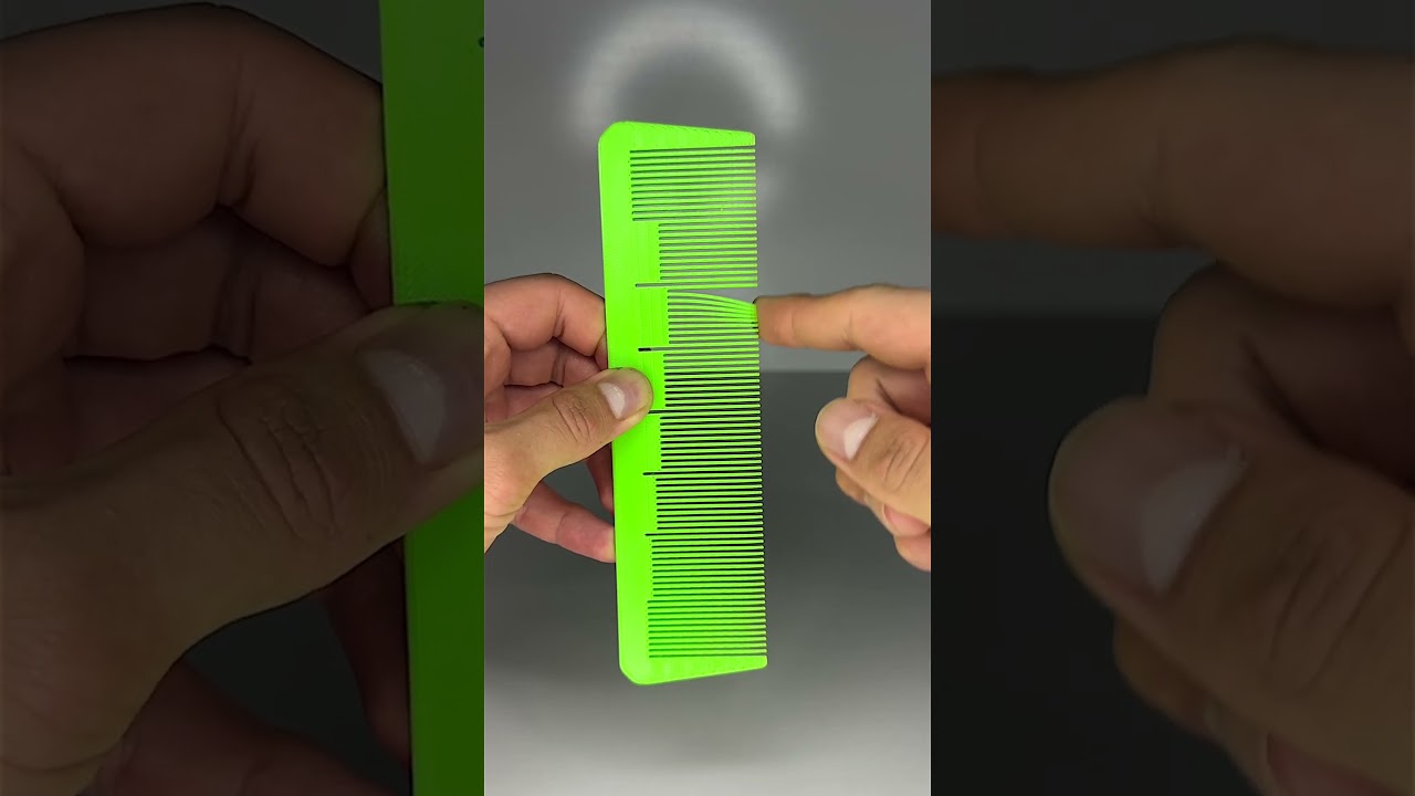 3D Printed Musical Comb