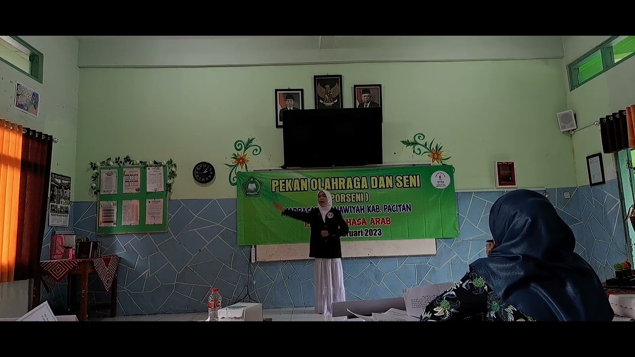 JUARA I Pidato Bahasa Arab PORSENI MTs Kab. Pacitan | Nur Annisa Eka Herawati