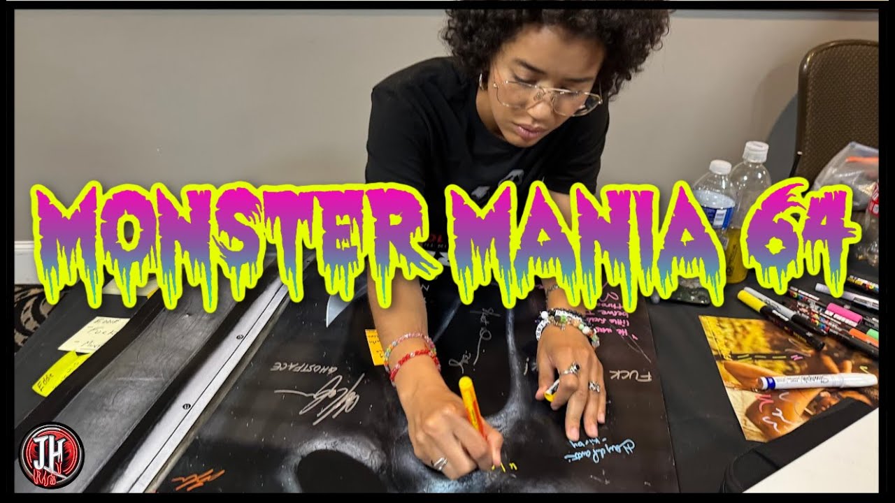Monster Mania 64 • Scream, F13th Part 3, Gremlins #horrorcon #monstermania #horrorcommunity
