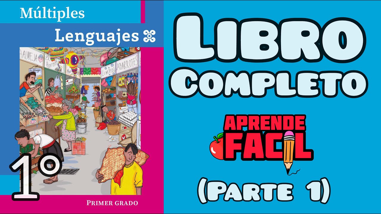 M&uacute;ltiples lenguajes 1er grado LIBRO COMPLETO (parte 1) (Audiolibro) (Nuevos libros 2023)
