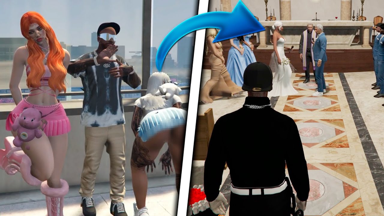 Fui Invitado ESPECIAL de una BODA Gta Rp