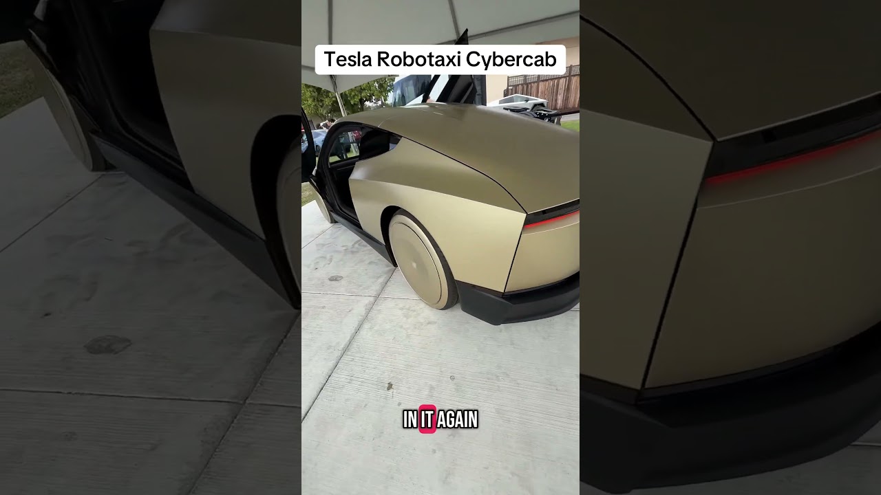 Tesla Cybercab aka Robotaxi will change ride sharing and car ownership forever. #elonmusk #tesla