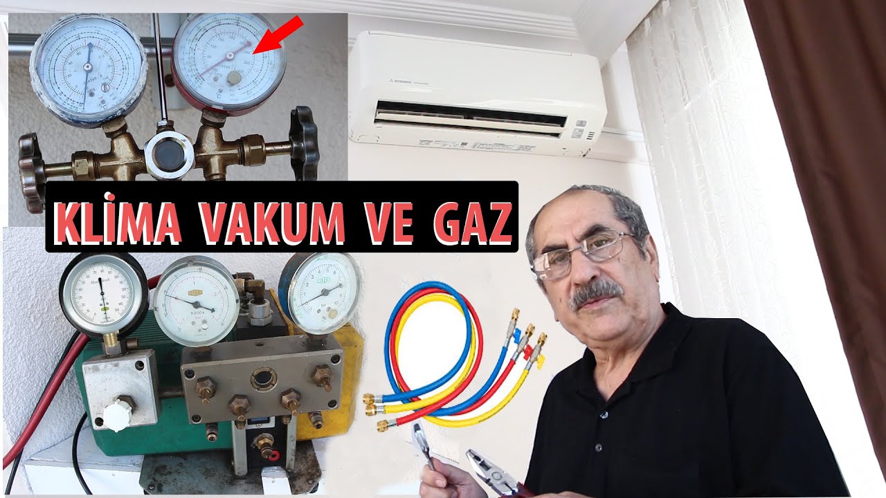 KLİMALARA VAKUM YAPARAK GAZ VERME/KLİMAYA NASIL GAZ VERİLİR/2023
